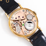 vintage omega chronometer wristwatch movement shot