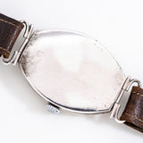 vintage omega tonneau case back shot