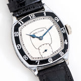 1928 Vintage Waltham Cushion Shaped Nickel Watch (# 15474)