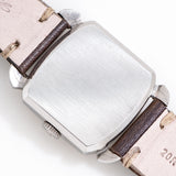 1953 Vintage Omega Cioccolatone Ref. 3950-3 85 Automatic Square Shaped Stainless Steel Watch (# 15476)