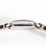 1953 Vintage Omega Cioccolatone Ref. 3950-3 85 Automatic Square Shaped Stainless Steel Watch (# 15476)