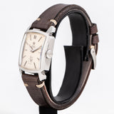 1953 Vintage Omega Cioccolatone Ref. 3950-3 85 Automatic Square Shaped Stainless Steel Watch (# 15476)