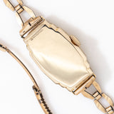 vintage hamilton ladies watch case back shot