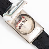 vintage cyma rectangular watch interior case back shot