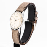 vintage rolex precision dial shot, side view