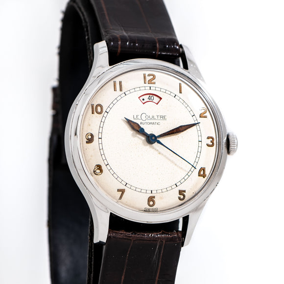 lecoultre power reserve watch dial shot