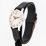 lecoultre power reserve watch dial shot, side view