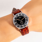 vintage marvin watch wrist shot