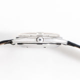 vintage lecoultre master mariner crown shot, on its side