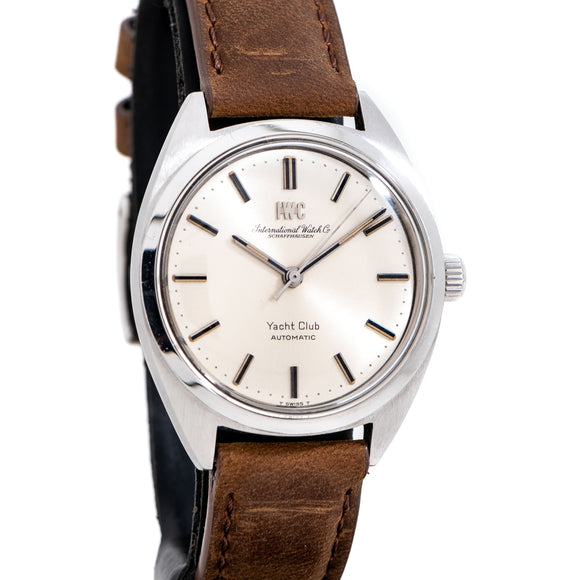 vintage iwc watch dial shot