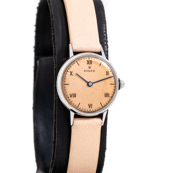vintage rolex ladies watch dial shot