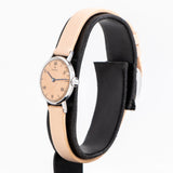 vintage rolex ladies watch dial shot, side view