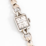 vintage rolex ladies watch dial shot, on its back