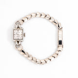 vintage rolex ladies watch dial shot, crown side