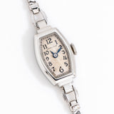 1933 Vintage Ladies Hamilton 14k White Gold Filled Watch (# 15501)