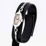 1933 Vintage Ladies Hamilton 14k White Gold Filled Watch (# 15501)