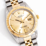 1966 Vintage Rolex Turn-O-Graph "Thunderbird" Datejust Ref. 1625 14K Yellow Gold & Stainless Steel Watch (# 15505)