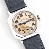 1922 Vintage Longines for Tiffany & Co. Sterling Silver Watch (# 15507)