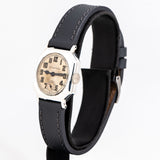 vintage tiffany watch dial shot, on its side