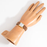 vintage cartier tank must de white wrist shot, overview