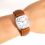 vintage longines cushion watch wrist shot
