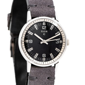 vintage elgin watch dial shot