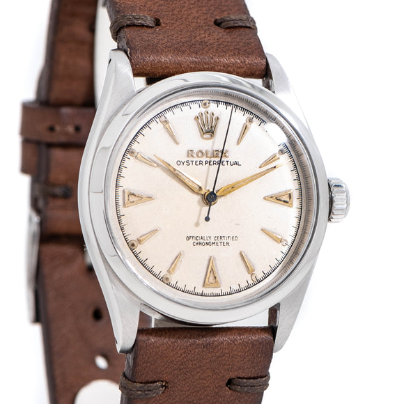 1952 Vintage Rolex Oyster Perpetual 34 Chronometer Ref. 6284 in Stainless Steel (# 14740)