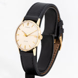 vintage rolex precision dial shot, side view