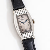 vintage hamilton ladies watch dial shot, on its back