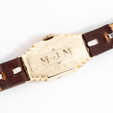 vintage hamilton ladies watch case back shot