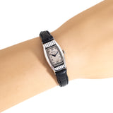 vintage hamilton ladies watch wrist shot, close up