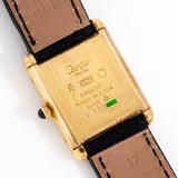 vintage cartier tank must de cream case back shot