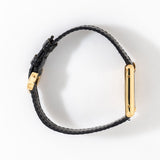 vintage cartier must de black dial case shot
