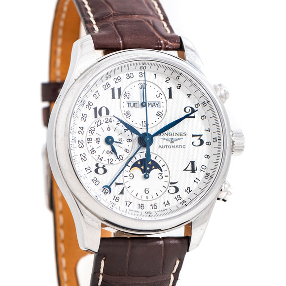2000's Longines Ref. L2 (7734) Triple Date Moonphase Automatic Chronograph in Stainless Steel (# 14752)