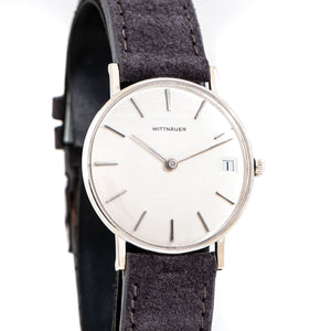 vintage wittnauer wristwatch dial shot
