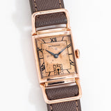 vintage hamilton wilshire dial shot, on its back
