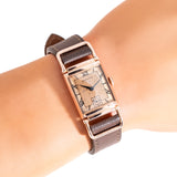 vintage hamilton wilshire wrist shot, close up
