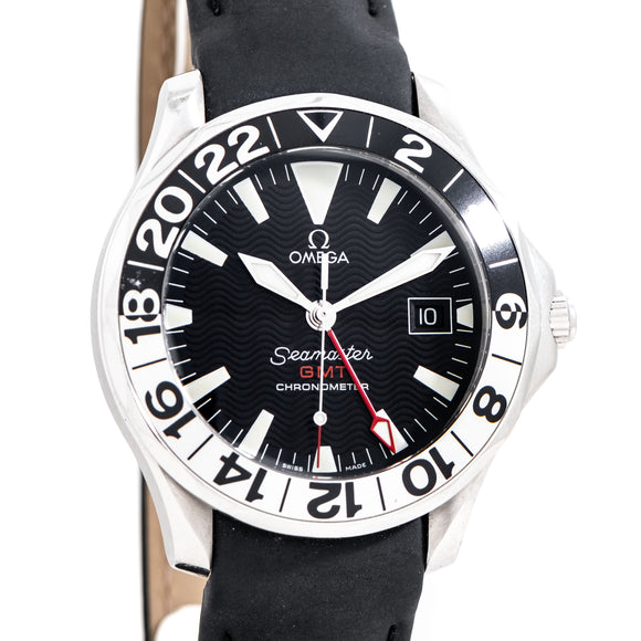 1990's Omega Seamaster GMT Chronometer Ref. 168.1613 in Stainless Steel (# 14754)