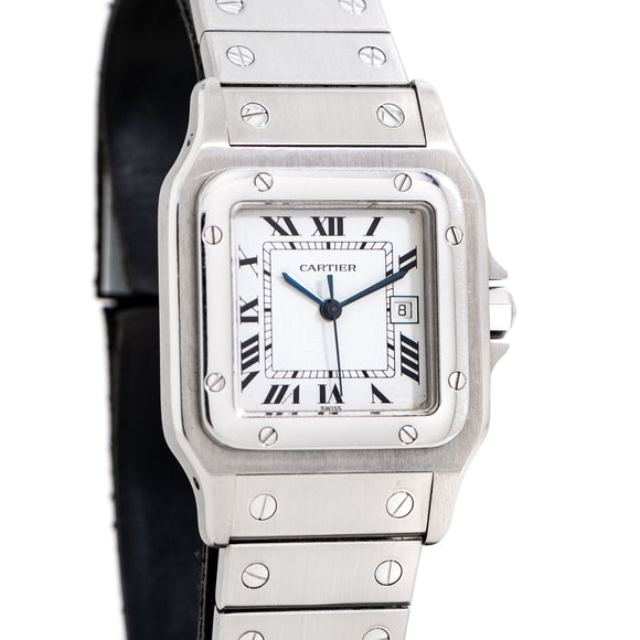 1980's Cartier Santos Carrée Ref. 2960 Stainless Steel Watch (# 15534)
