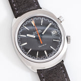 vintage omega chronostop dial shot, on its back