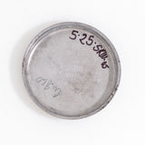 vintage waltham military watch interior case back shot