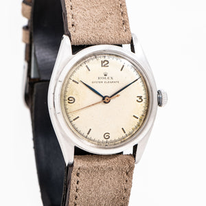 vintage rolex elegante dial shot