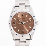 1995 Rolex Air-King Ref. 14010 Copper Dial in Stainless Steel (# 14766)