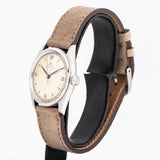 vintage rolex elegante dial shot, side view