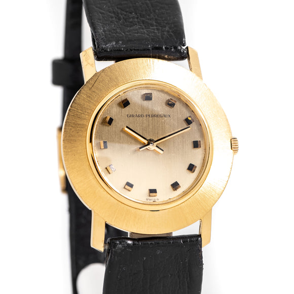 1970's Vintage Girard Perregaux Disco Volante in 18k Yellow Gold Plated Stainless Steel (# 14768)