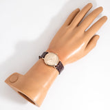 vintage rolex precision watch wrist shot, overview