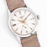 vintage longines watch dial shot, on its back