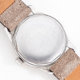 vintage longines watch case back shot