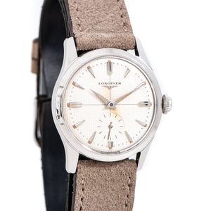 vintage longines watch dial shot