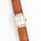 vintage rolex ladies watch dial shot, on its back